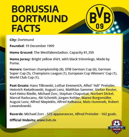 borussia dortmund facts