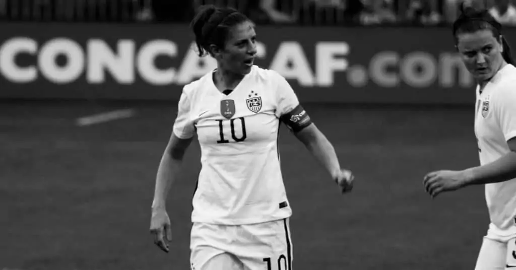 Carli Lloyd Playing Soccer For USWNT