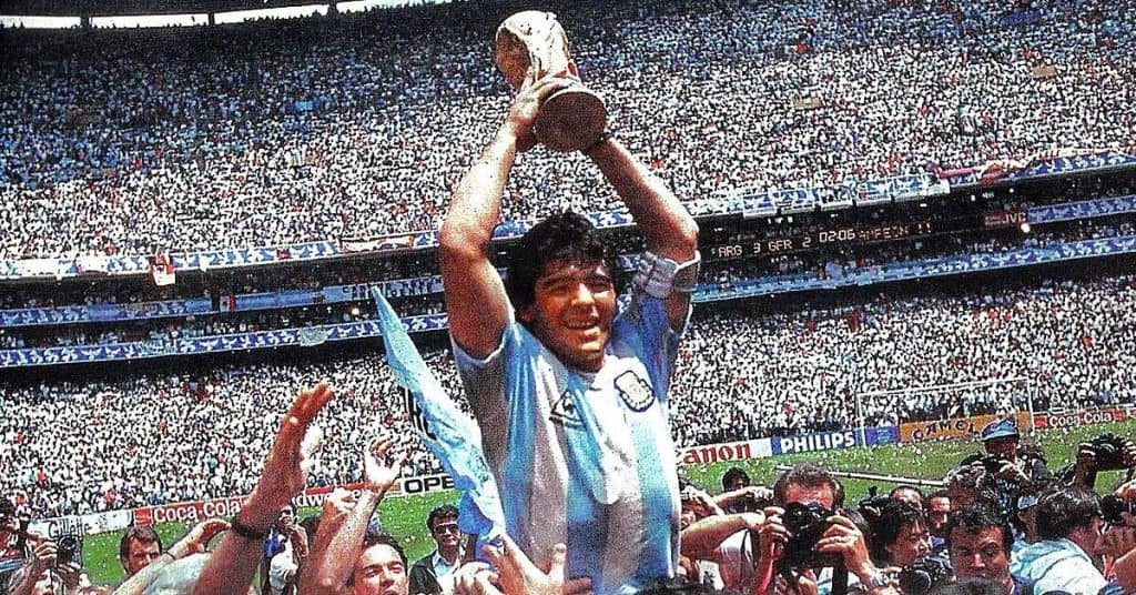 Diego Maradona Argentina World Cup Winner