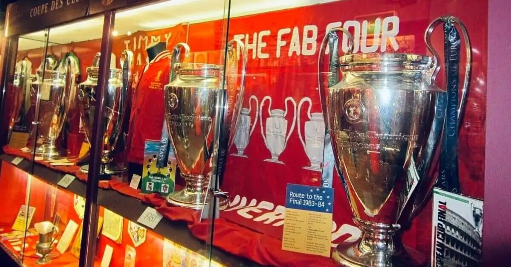 Liverpool Football Club Trophy Room