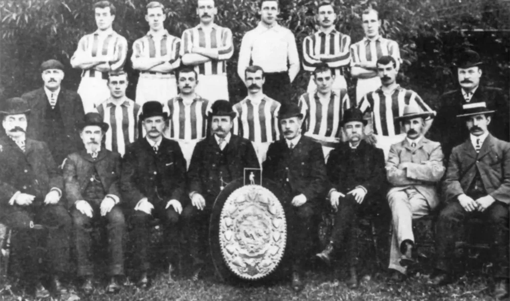 early image of bristol rovers football club team