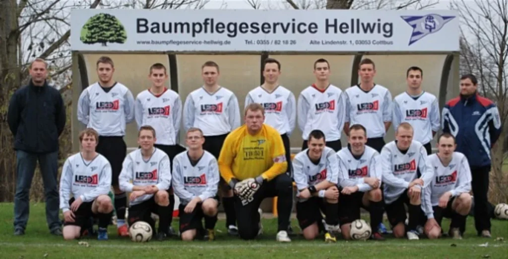 Goalkeeper Felix Wolf and the team he played for