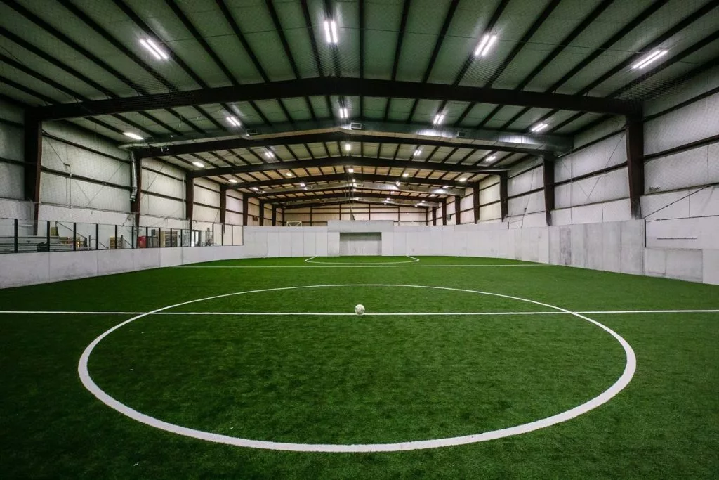 picture of a indoor soccer arena