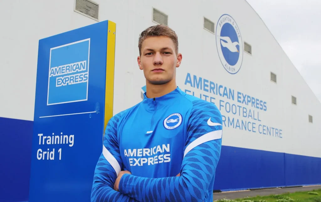 brighton Kjell Scherpen who is one of the tallest players in the premier league
