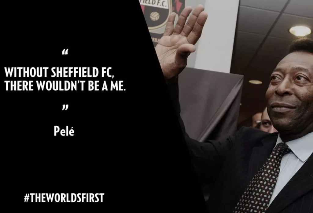 Pele and Sheffield FC