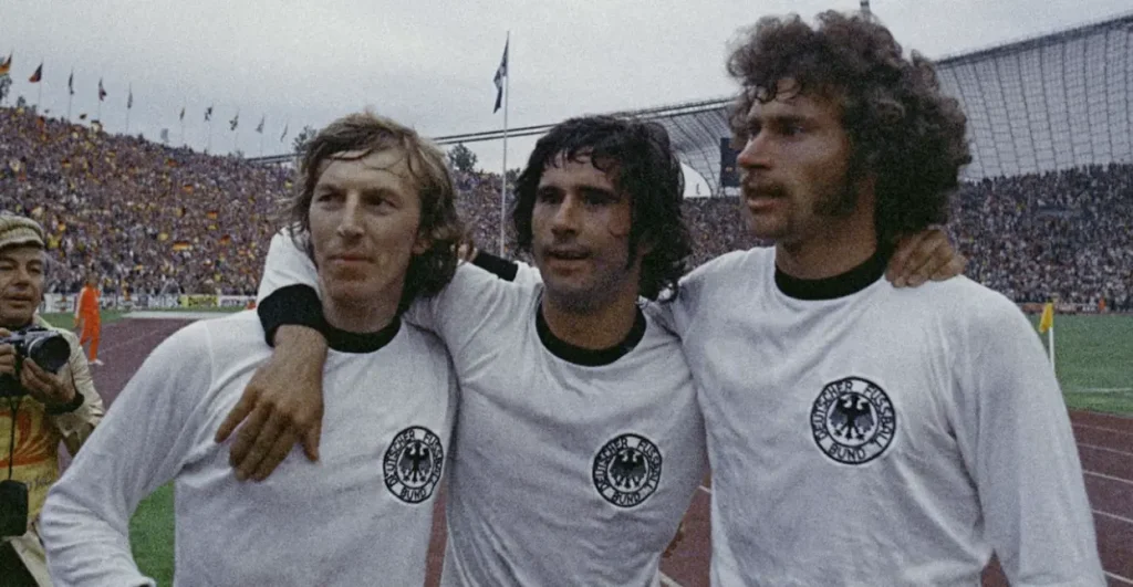 celebrating the 1974 world cup final