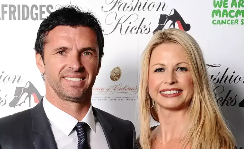 gary speed with his wife Louise