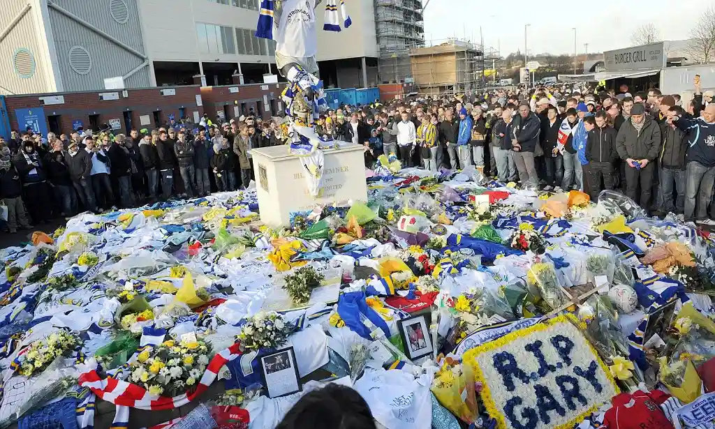 gary speed tribute at elland road, Leeds