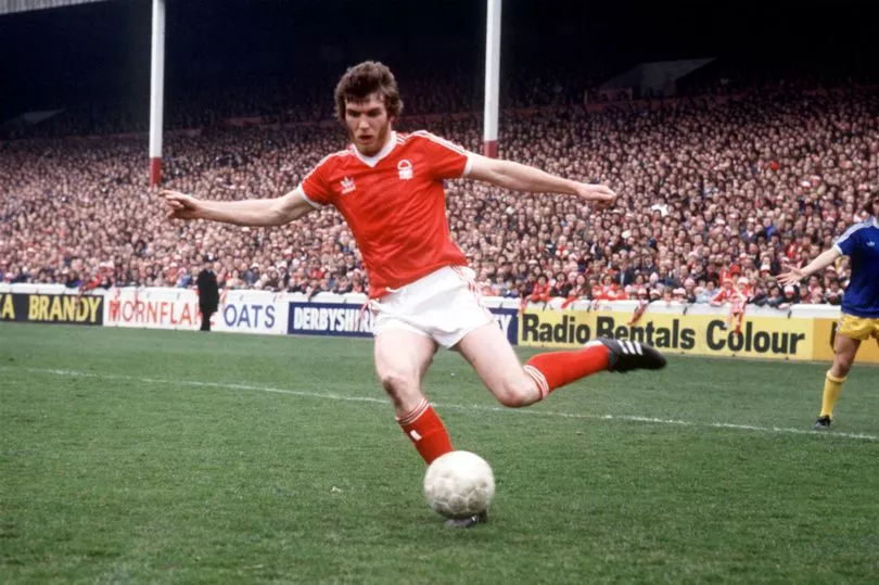 peter with during his playing day at nottingham forest