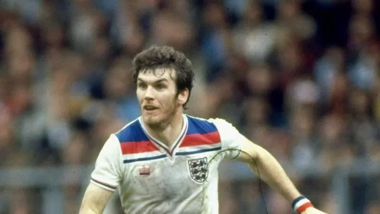 peter withe making his england debut