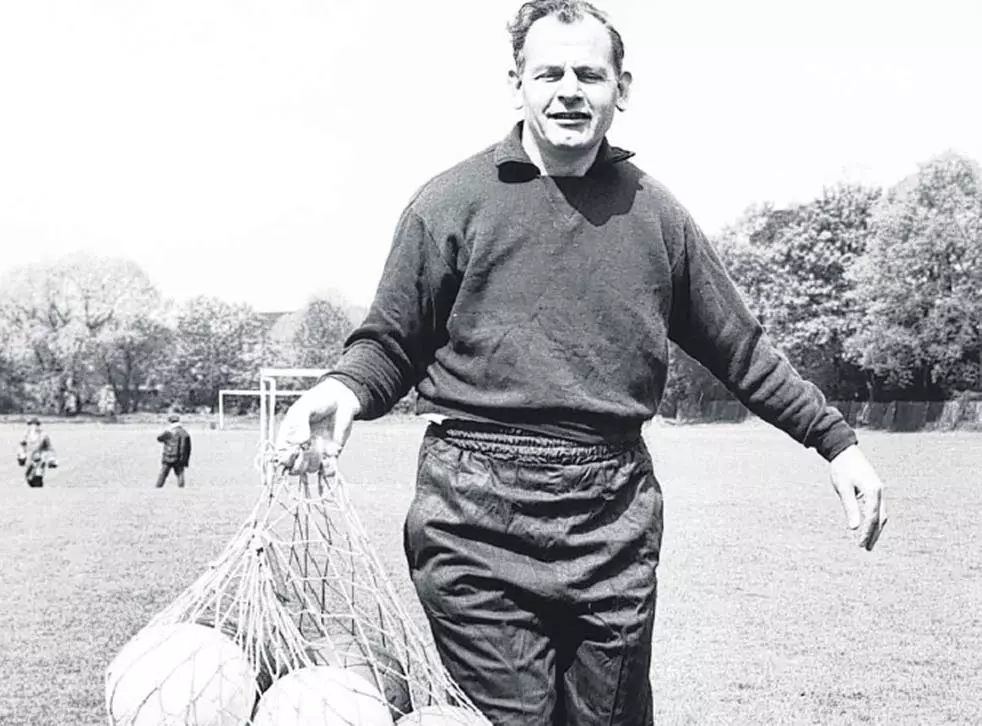 sir walter winterbottom carrying footballs