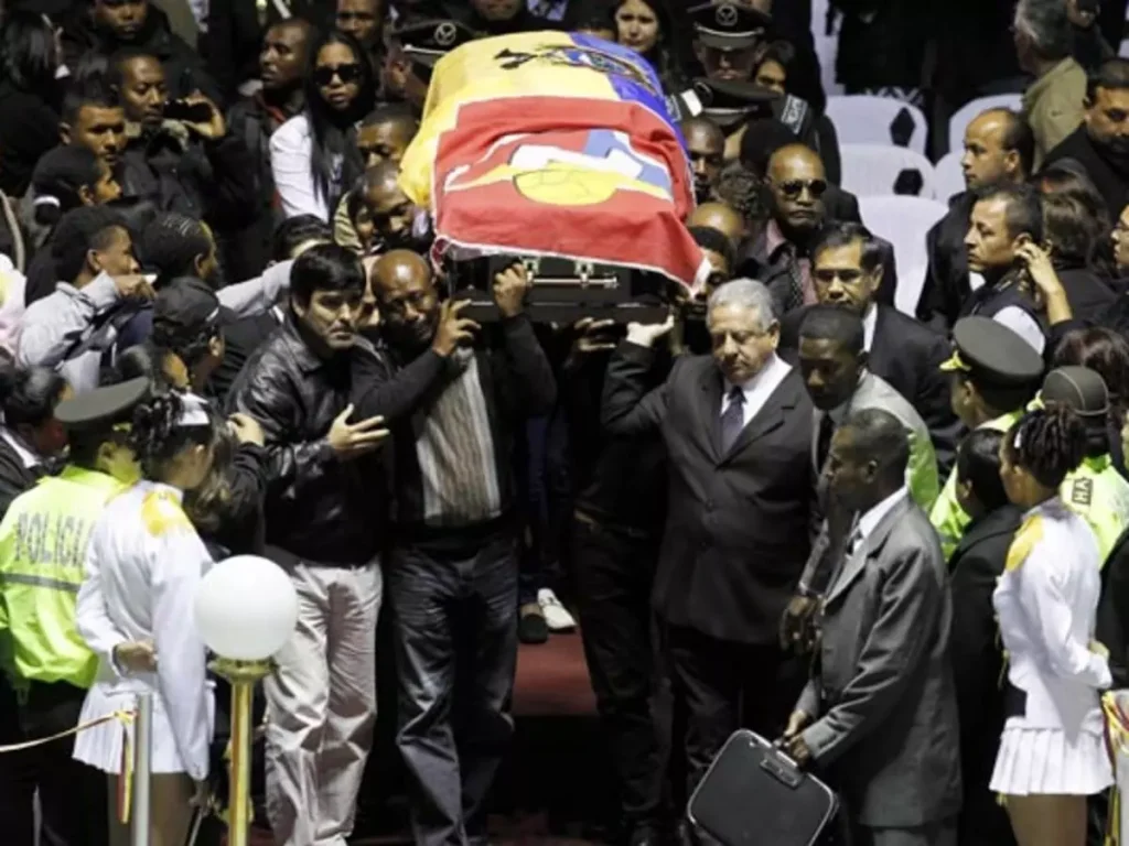 the funeral of christian benitez