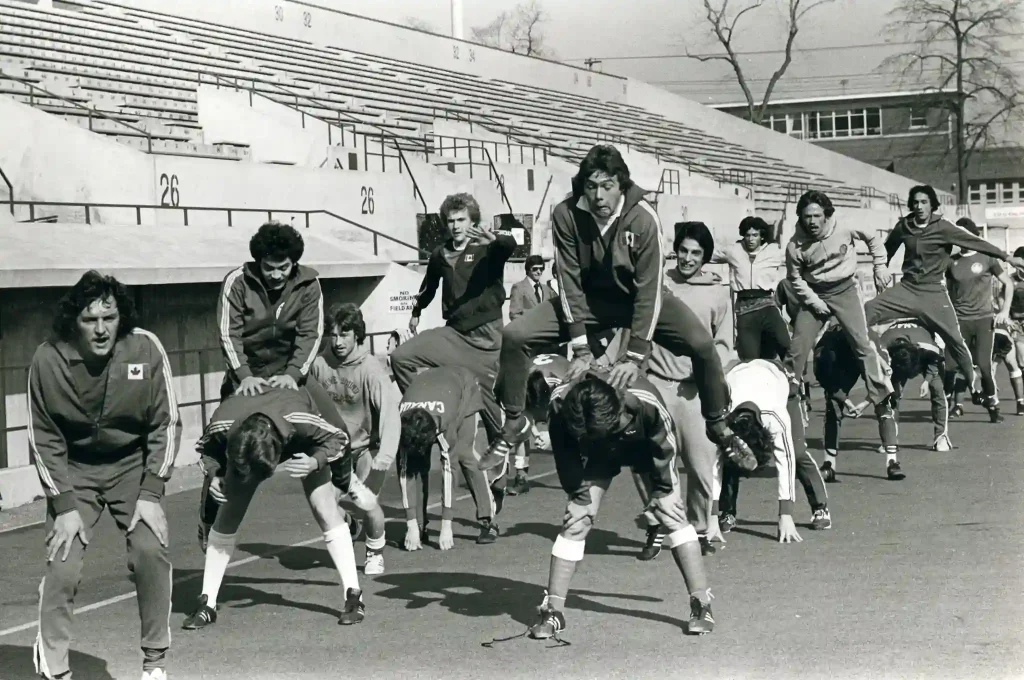 canadian national soccer team 1970s training