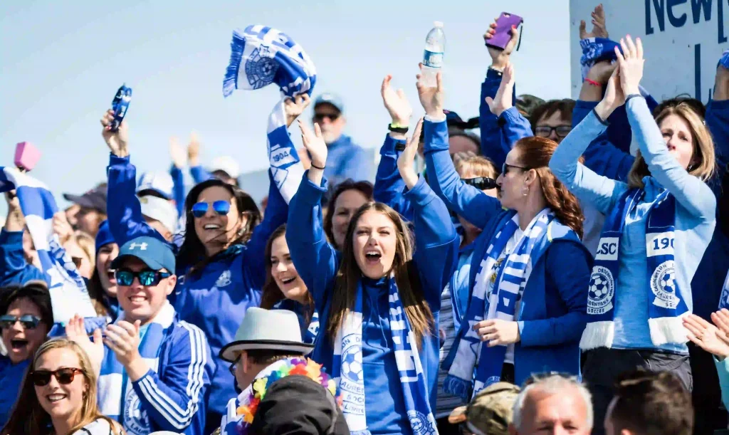 soccer moms cheering