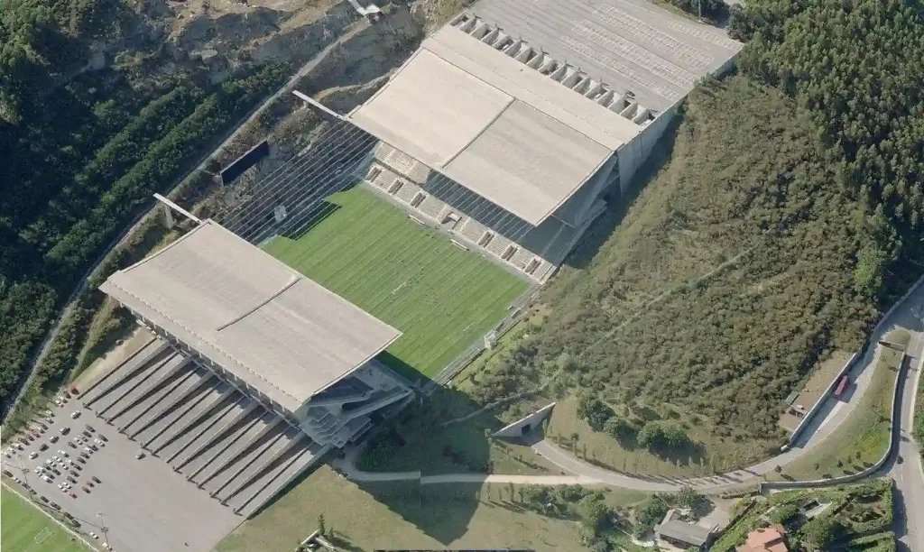 Municipal Stadium of Braga (The Quarry) in Portugal
