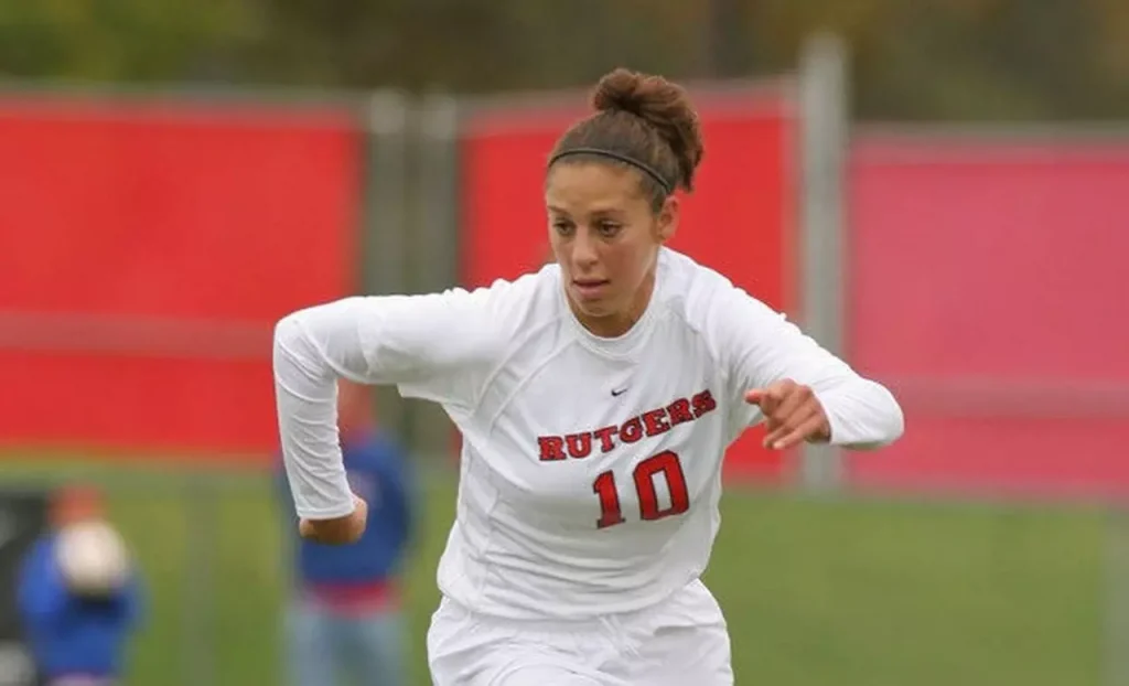 carli lloyd in rutgers college