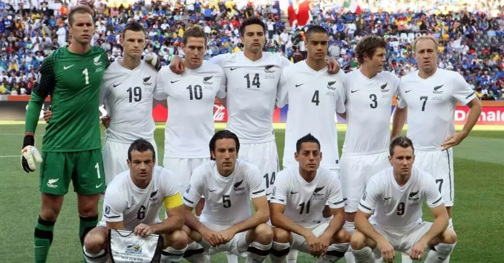new zealand 2010 world cup team