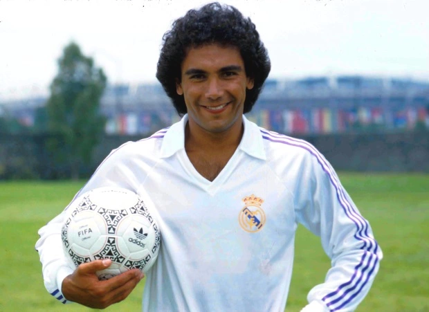 Hugo-Sánchez-Playing-For-Real-Madrid