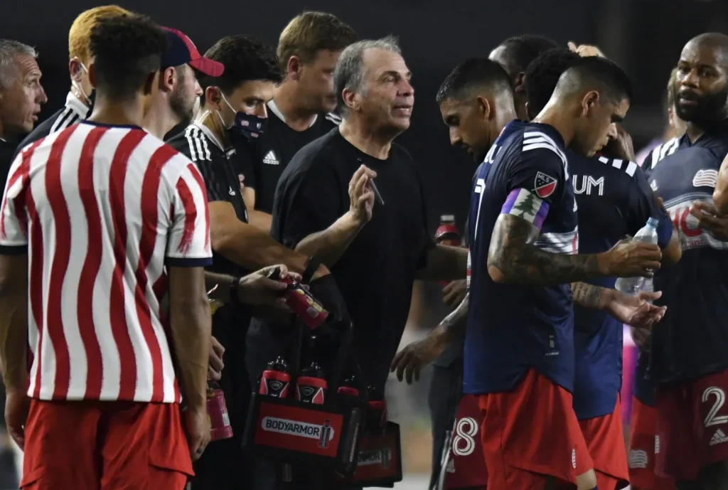 bruce arena with usa mens national team