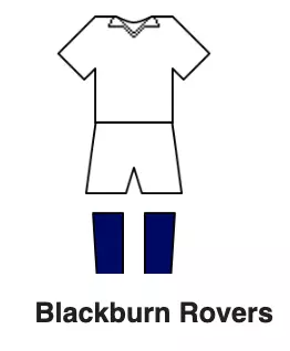 Blackburn Rovers Playing Kit And Colors