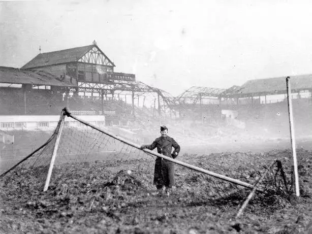 Sheffield United ground during the war