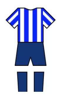 Sheffield Wednesday 1896 playing colors