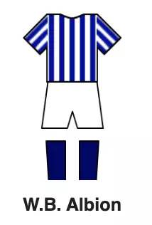West Bromwich Albion Team Colors 1888