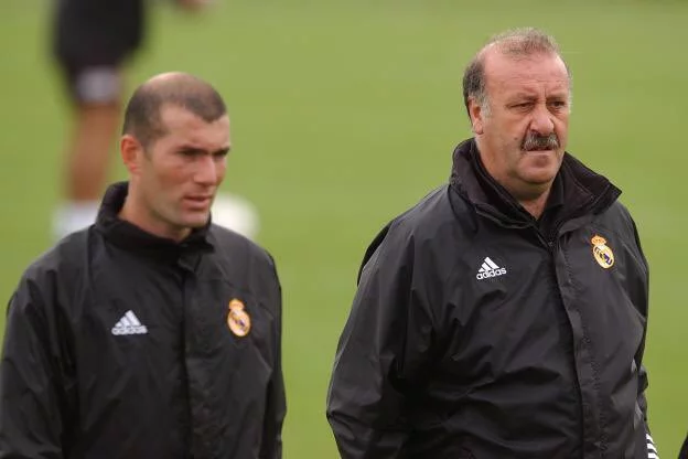 del bosque teaching zidane how to become a manager