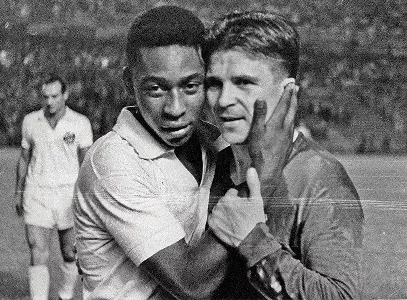 pele and puskas