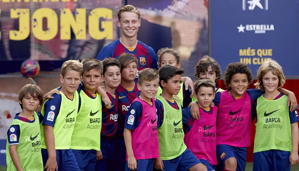 young kids coming through the fc barcelona academy