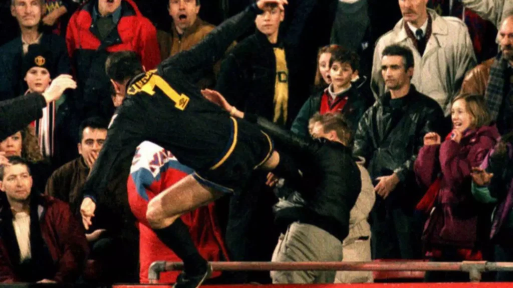 eric cantona kicks fan