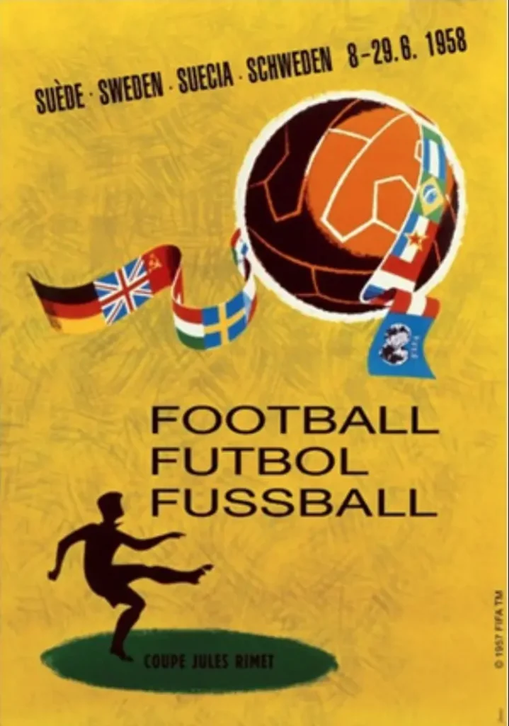 1958 world cup logo