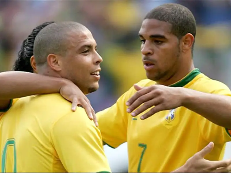 Adriano and Ronaldo