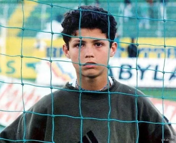 cristiano ronaldo at a young age