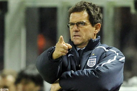 how long did fabio capello manage england