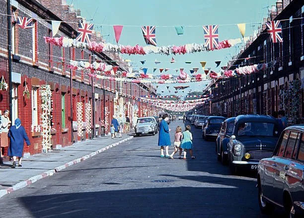 road towards goodison park in 1966