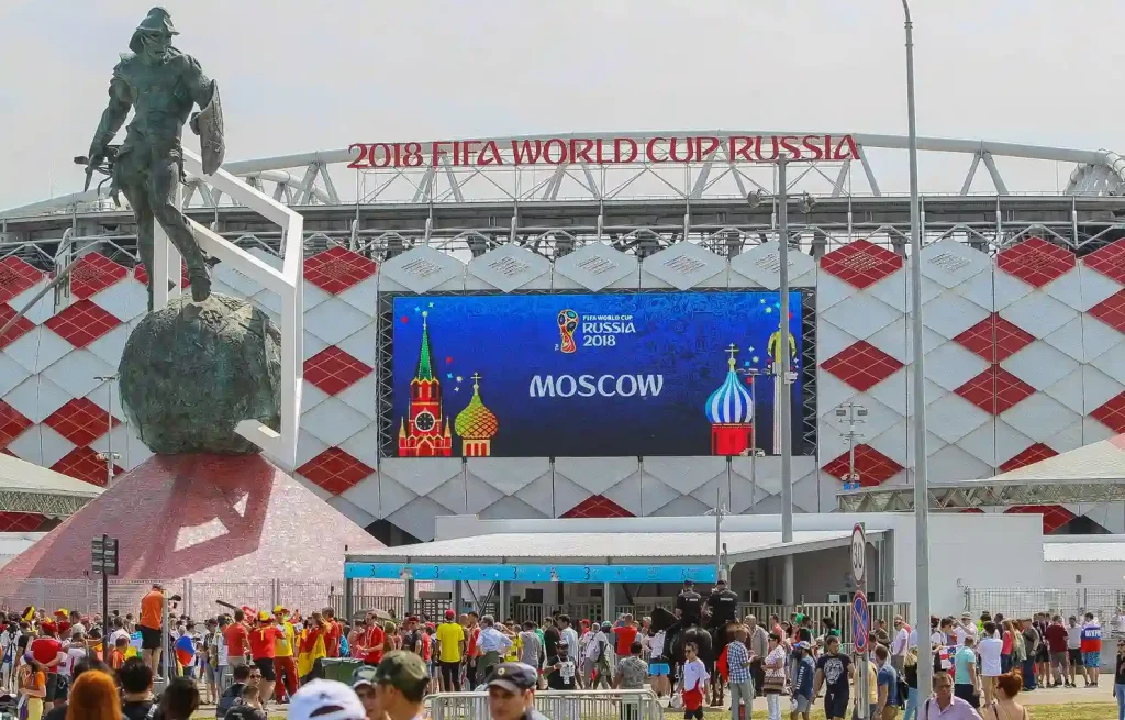 russias otktytie football stadium