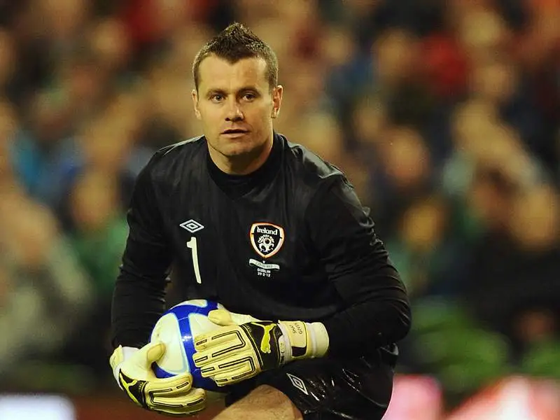 shay given playing for republic of ireland