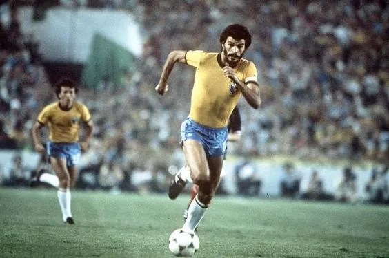 Brazil_s Socrates in 1982 world cup