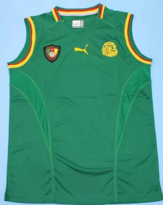 Cameroon jersey from the 2002 World Cup in Japan