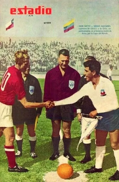 Chile v USSR at the World Cup Finals 1962