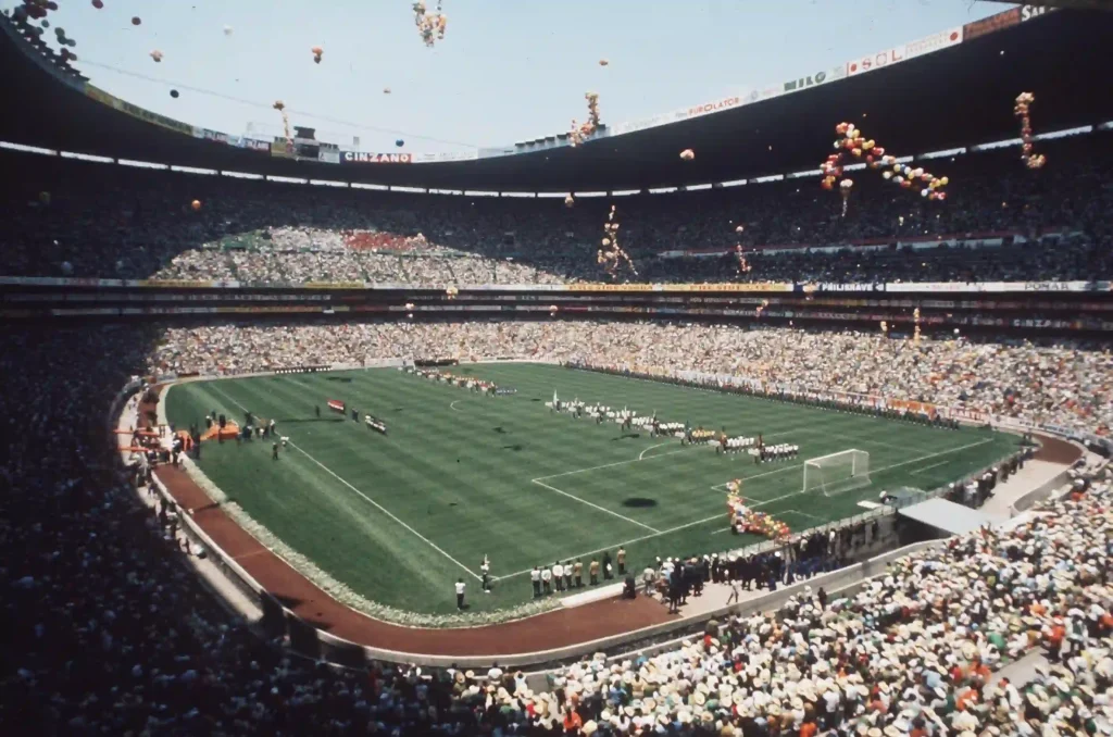 Estadio Azteca At 1986 World Cup