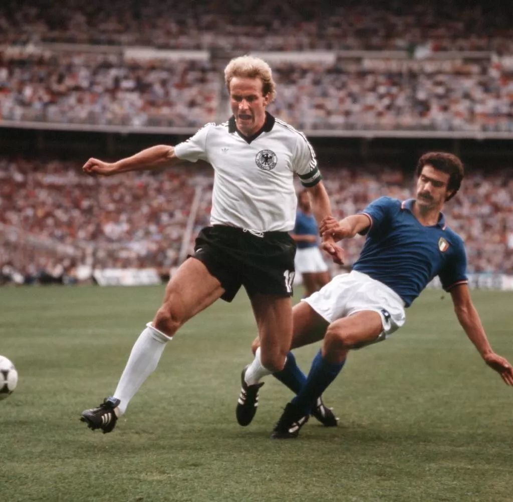 Karl-Heinz Rummenigge at 1982 world cup