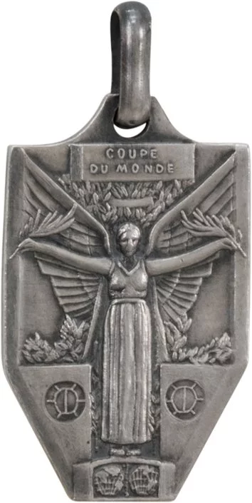 front of 1930 world cup medal