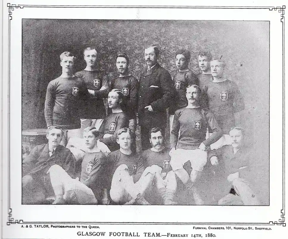 Glasgow football team in 1880