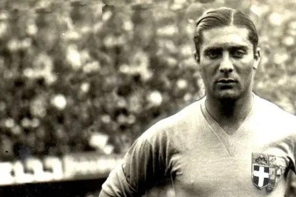Italian Guiseppe Meazza at 1934 World Cup