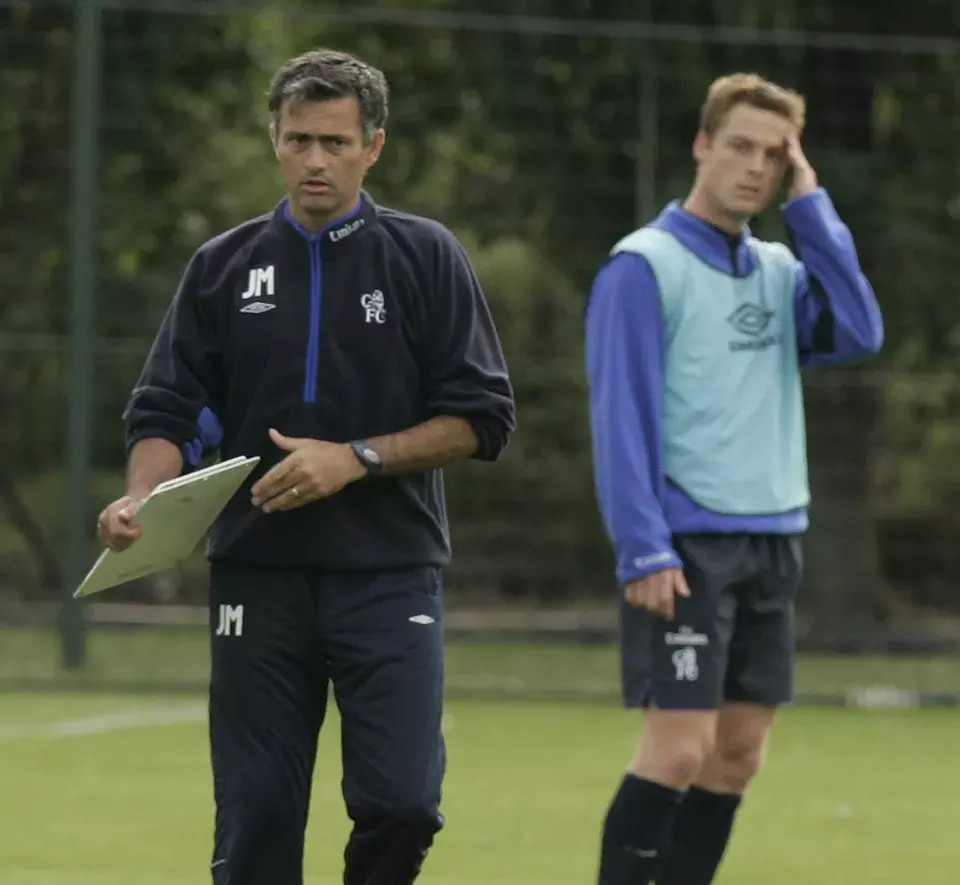 Jose Mourinho and Scott Parker