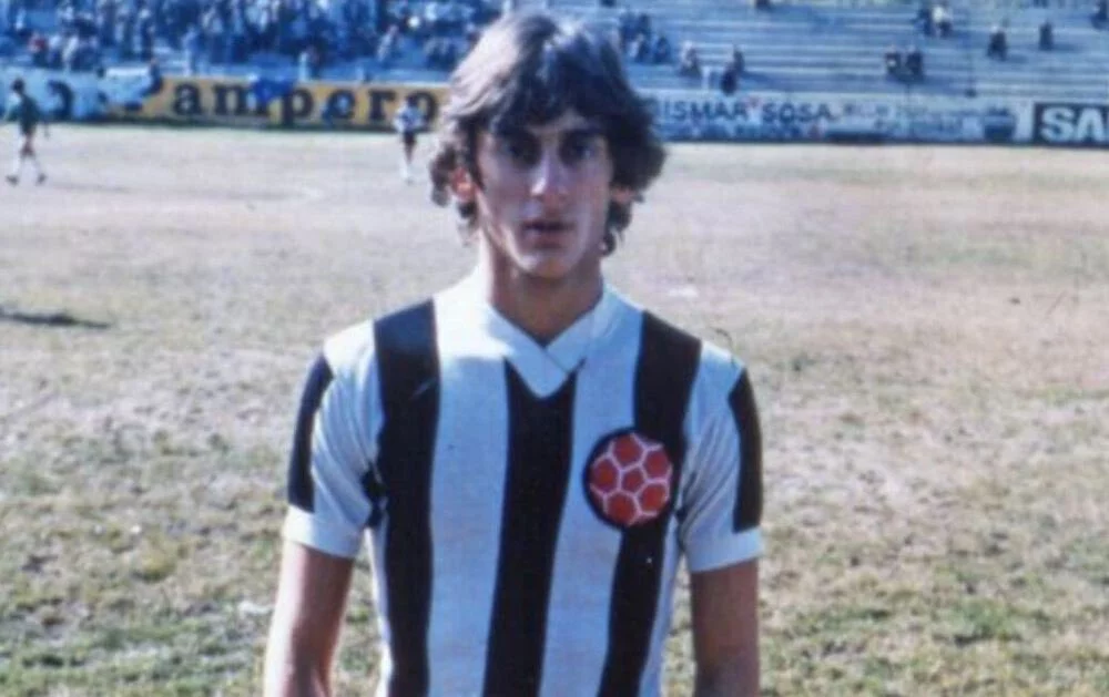 Enzo Francescoli's famous Uruguay shirt