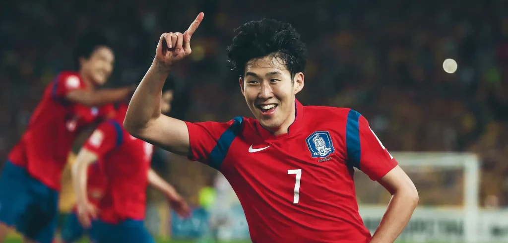 Son Heung-min debut for south korea