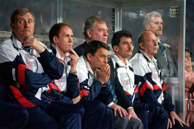 former england manger graham taylor and his coaching team